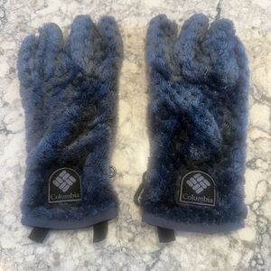Columbia Women's Slate Gray Fuzzy Gloves